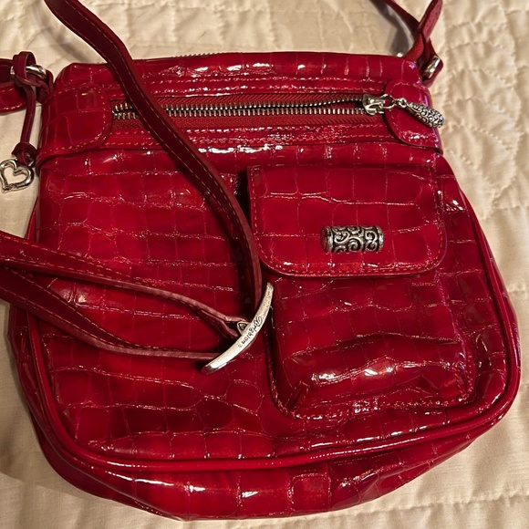 Red crocodile Brighton purse - Picture 1 of 5